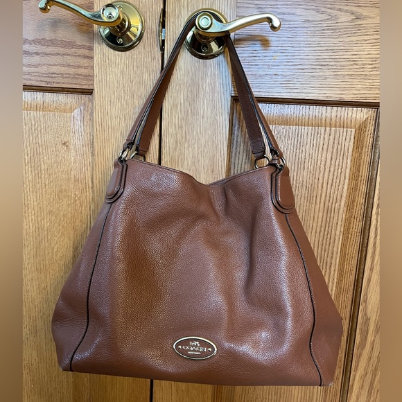 Coach Lori bag in saddle - Picture 1 of 7